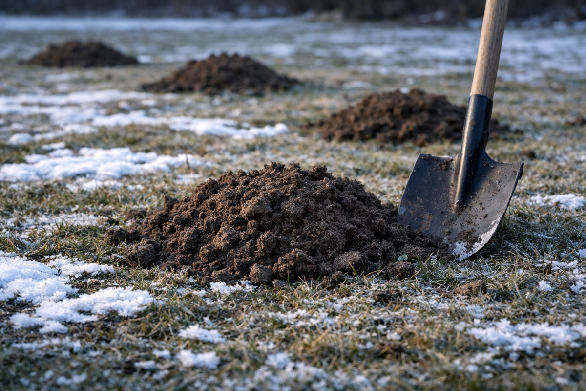 Taupes en hiver : que font‑elles sous la pelouse et pourquoi agir maintenant