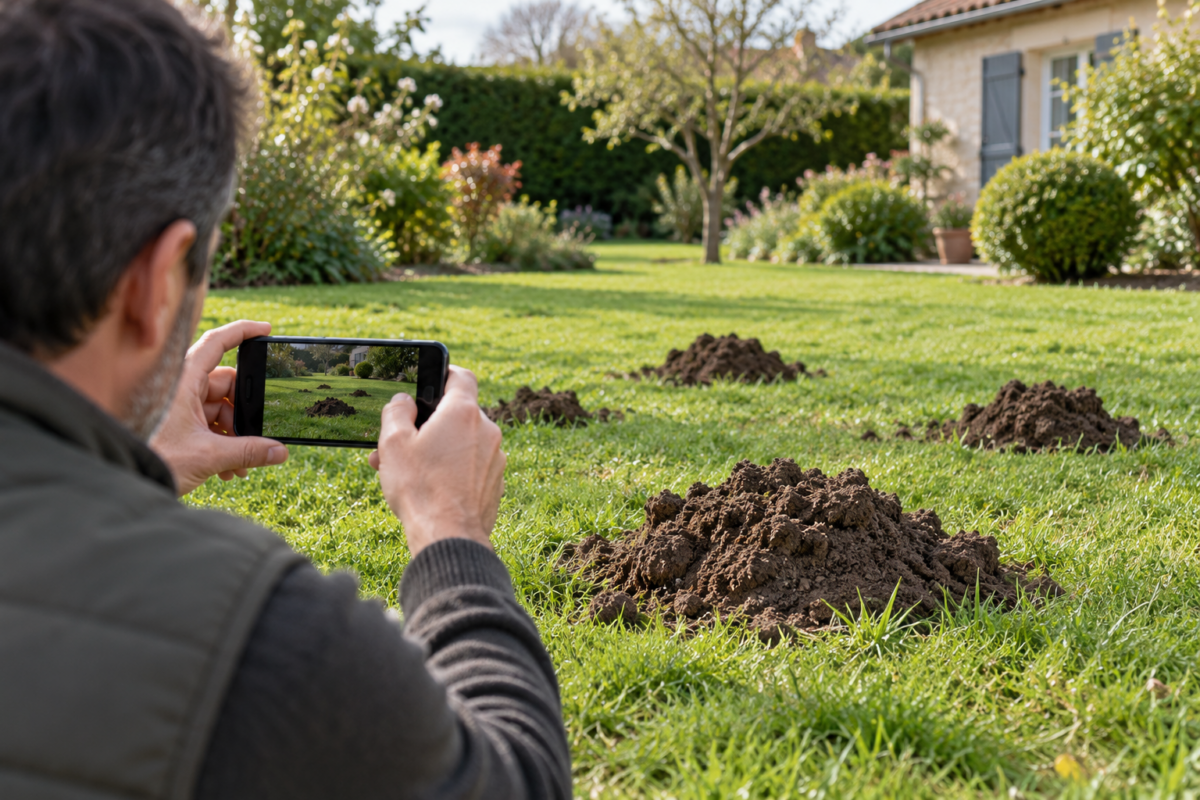 Taupes dans le jardin : quelles infos préparer pour un devis taupier