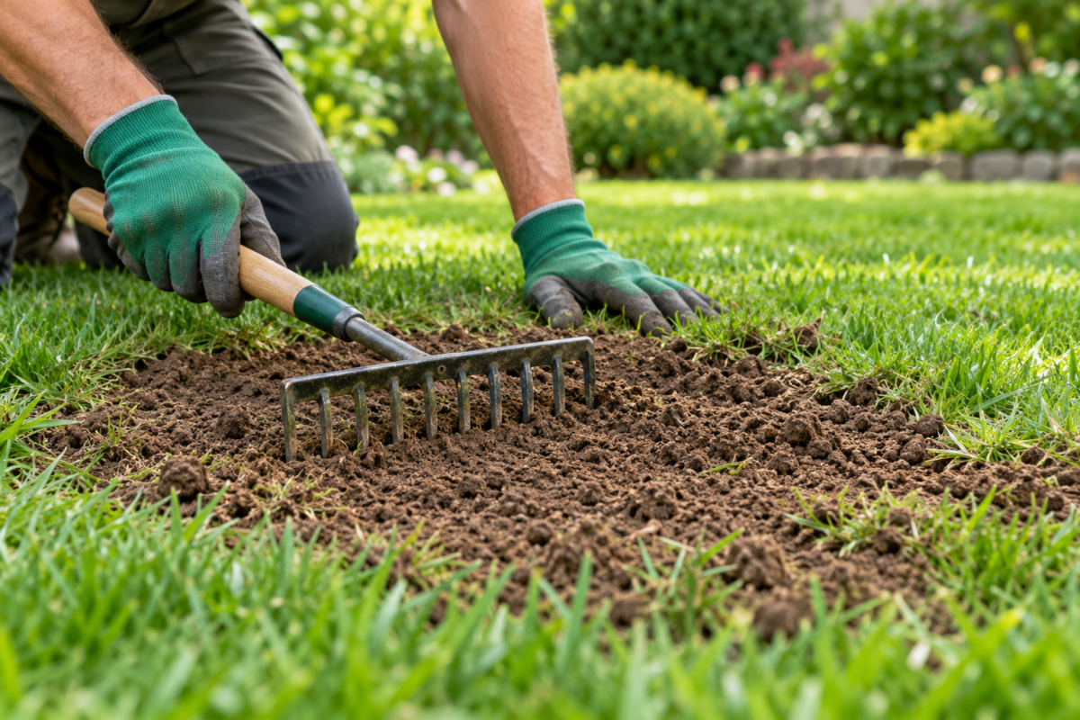 Réparer une pelouse après des taupes : guide pratique
